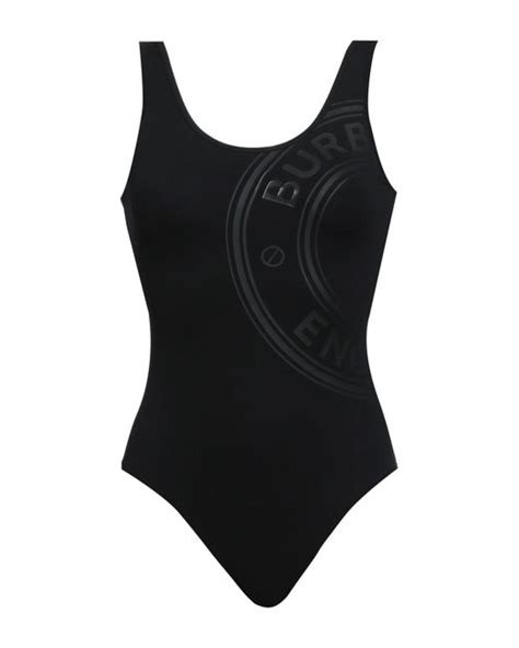 burberry black one piece swim